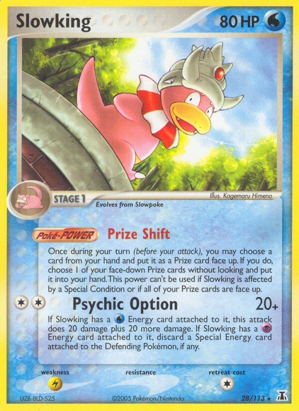 Slowking ex11-28 Rare from Delta Species Set