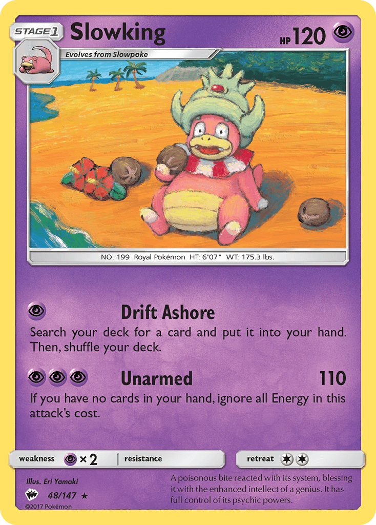 Slowking sm3-48 Rare from Burning Shadows Set