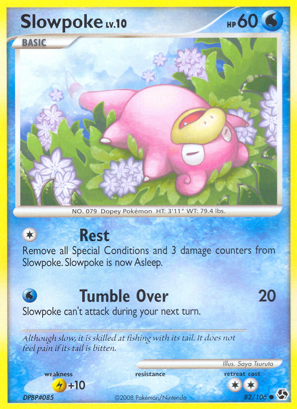 Slowpoke dp4-82 Common from Great Encounters Set