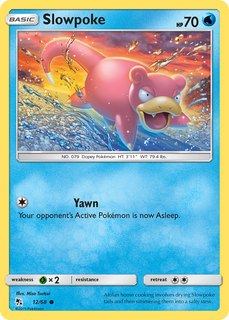 Slowpoke sm115-12 Common from Hidden Fates Set