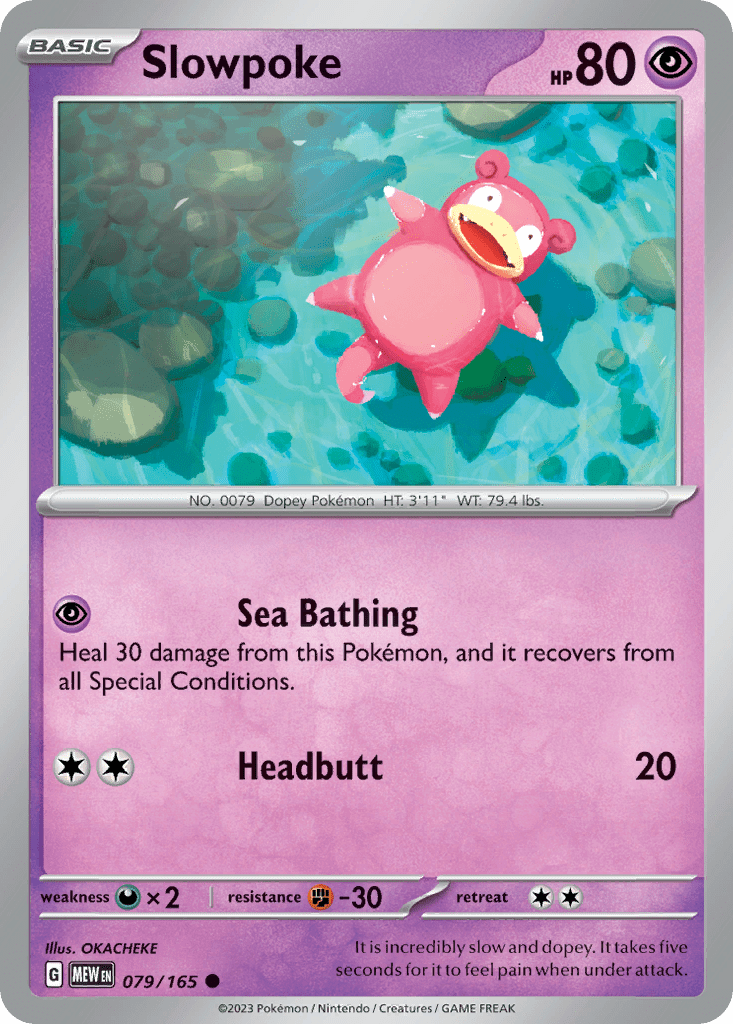 Slowpoke sv3pt5-79 Common from 151 Set