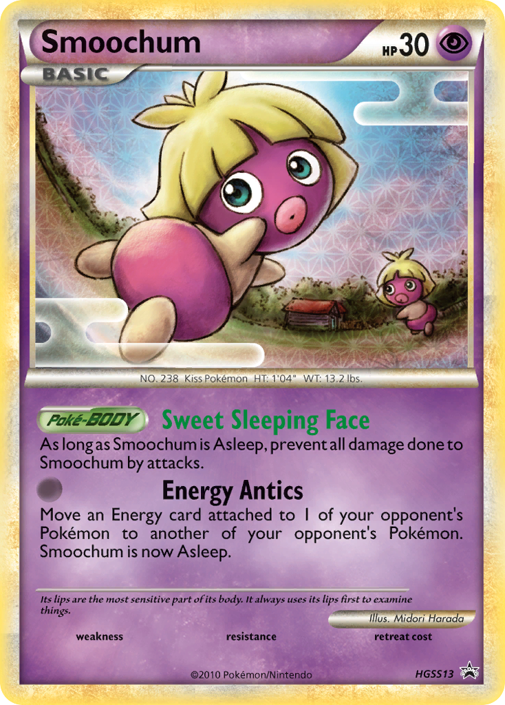 Smoochum hsp-HGSS13 Promo from HGSS Black Star Promos Set