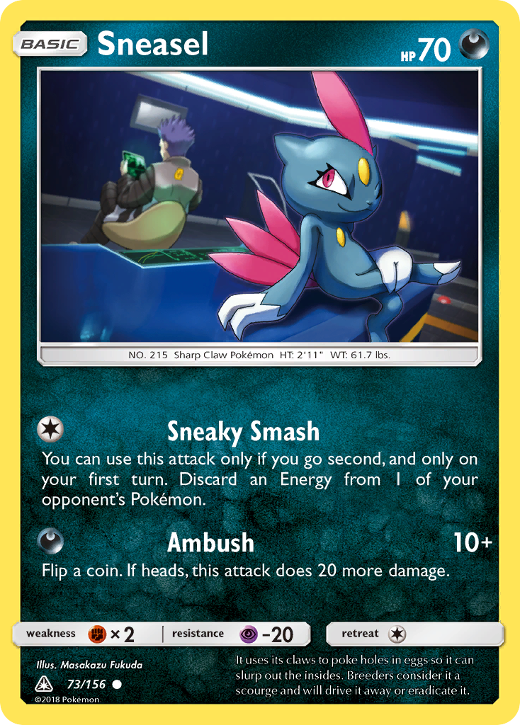 Sneasel sm5-73 Common from Ultra Prism Set