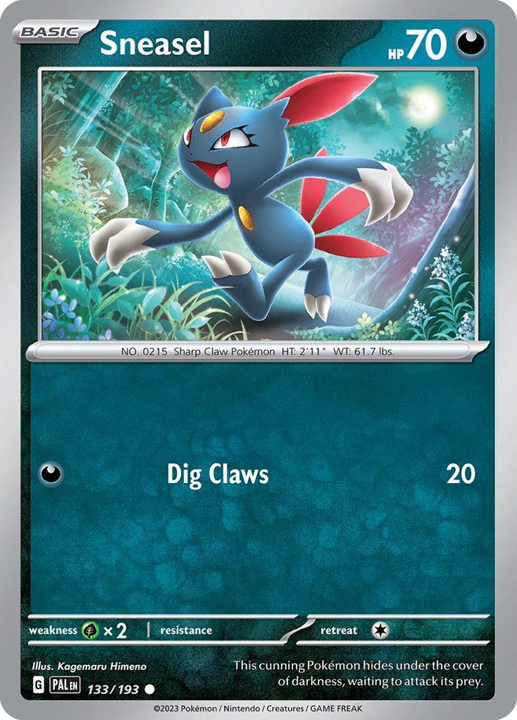 Sneasel sv2-133 Common from Paldea Evolved Set