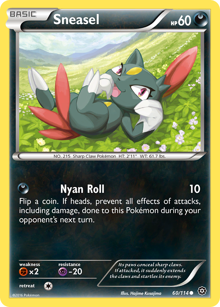 Sneasel xy11-60 Common from Steam Siege Set