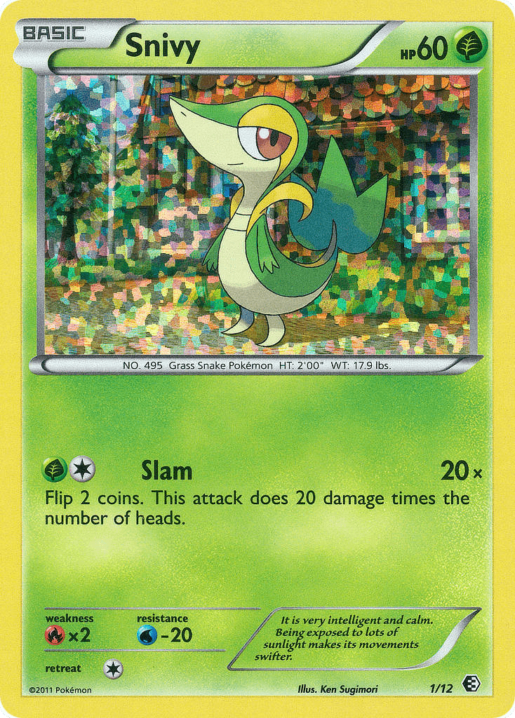 Snivy mcd11-1  from McDonald's Collection 2011 Set