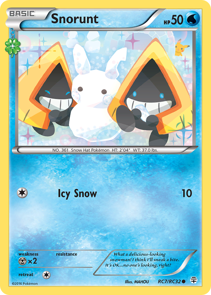 Snorunt g1-RC7 Common from Generations Set