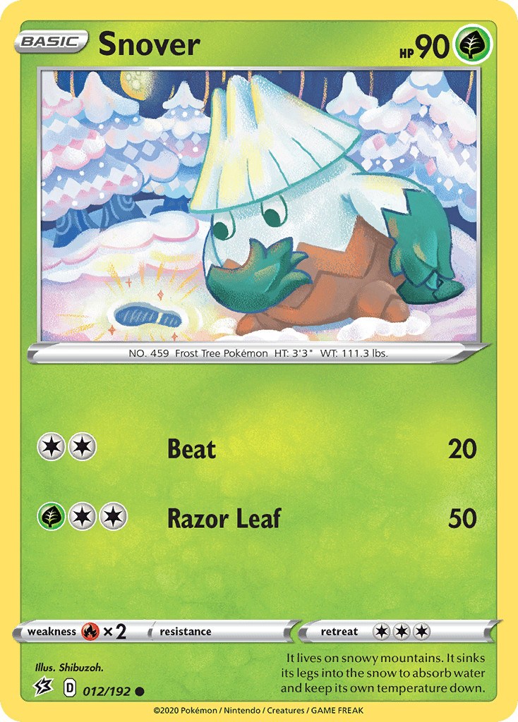 Snover swsh2-12 Common from Rebel Clash Set