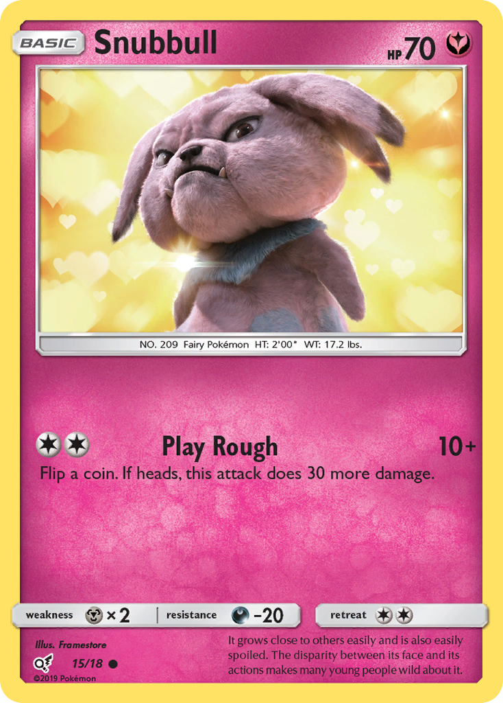 Snubbull det1-15 Common from Detective Pikachu Set