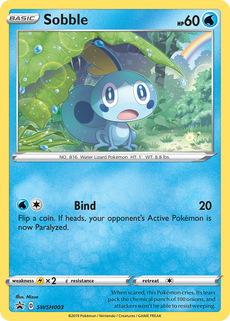 Sobble swshp-SWSH003 Promo from SWSH Black Star Promos Set