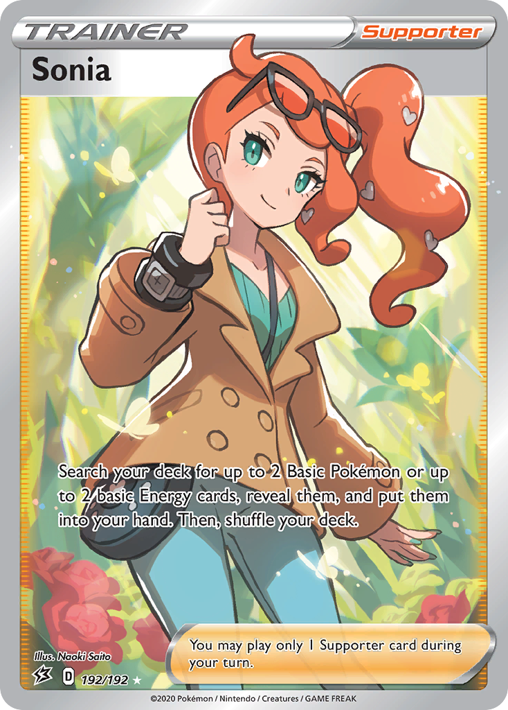 Sonia swsh2-192 Rare Ultra from Rebel Clash Set