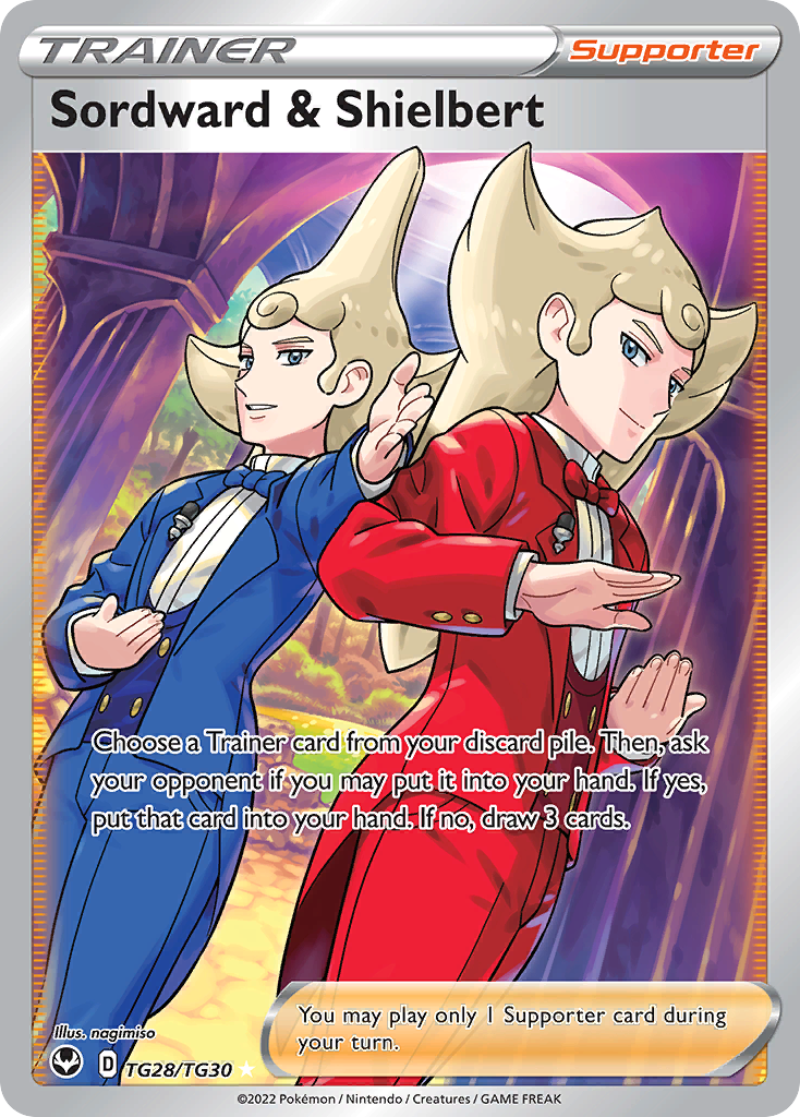Sordward & Shielbert swsh12tg-TG28 Rare Ultra from Silver Tempest Trainer Gallery Set