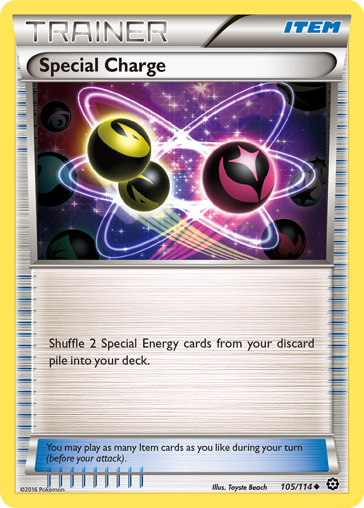Special Charge xy11-105 Uncommon from Steam Siege Set