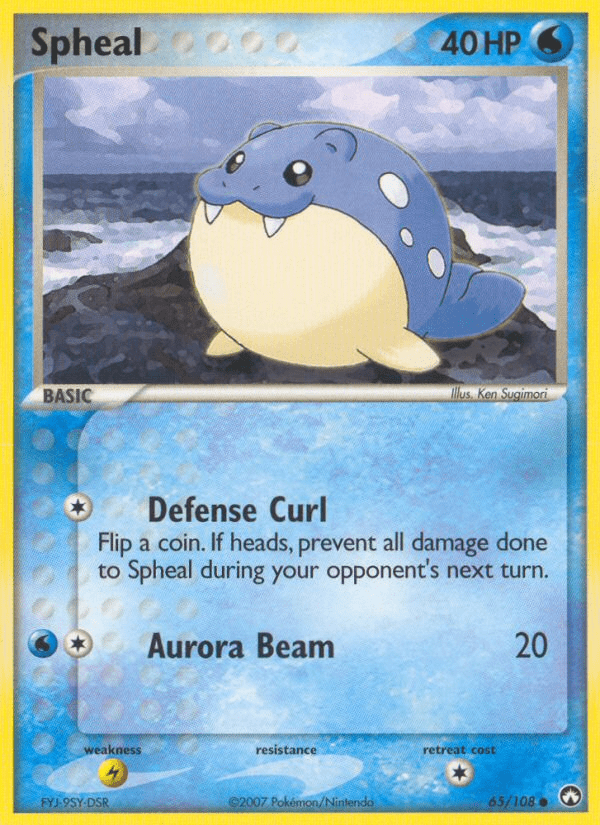 Spheal ex16-65 Common from Power Keepers Set