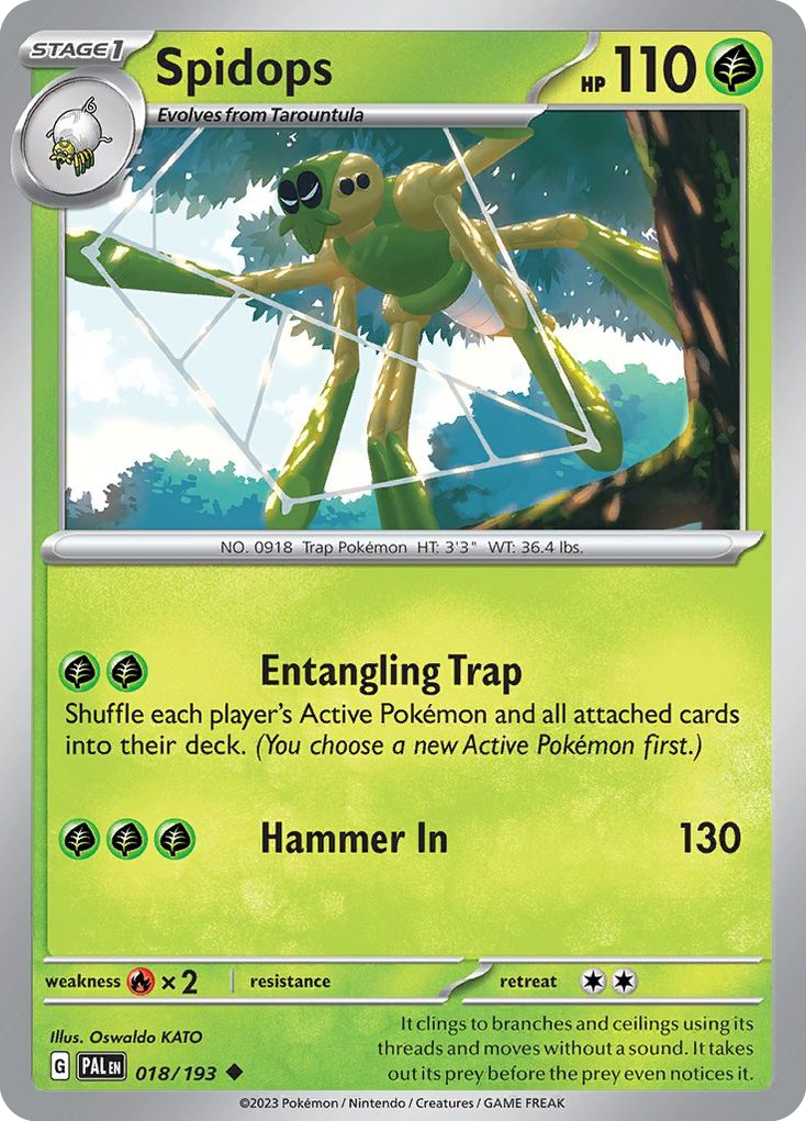 Spidops sv2-18 Uncommon from Paldea Evolved Set