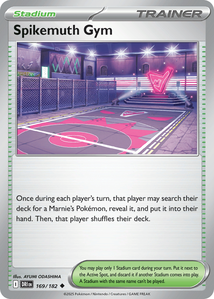 Spikemuth Gym sv10-169 Uncommon from Destined Rivals Set