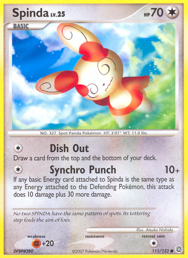 Spinda dp3-111 Common from Secret Wonders Set