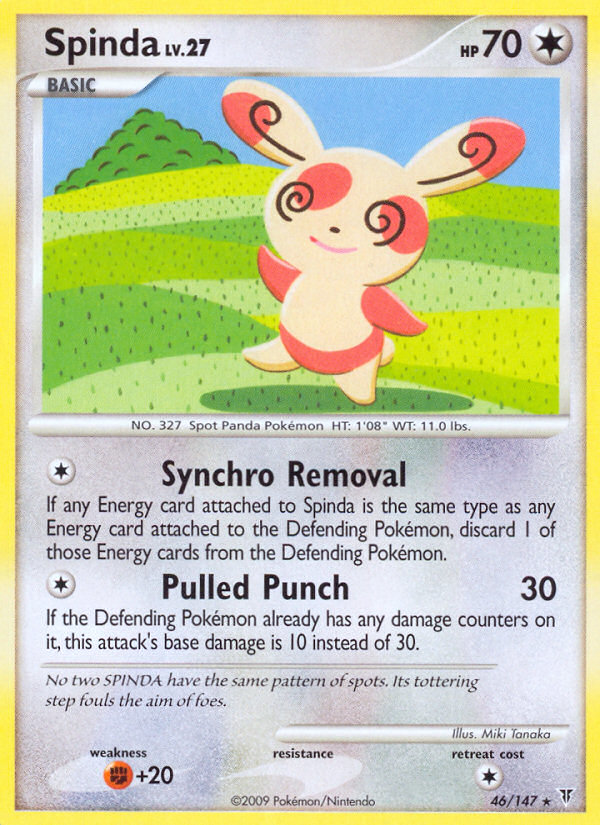 Spinda pl3-46 Rare from Supreme Victors Set