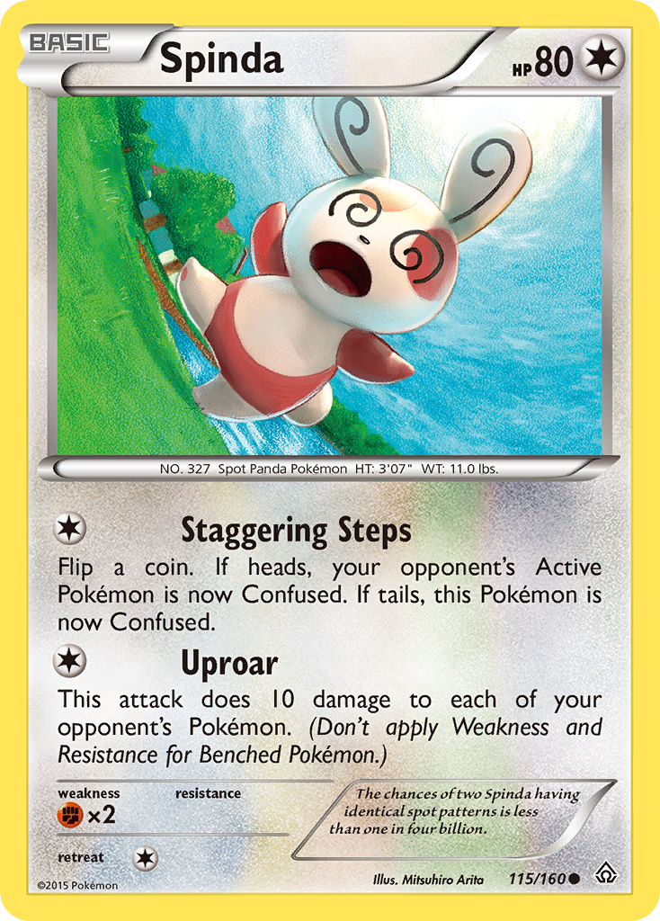 Spinda xy5-115 Common from Primal Clash Set