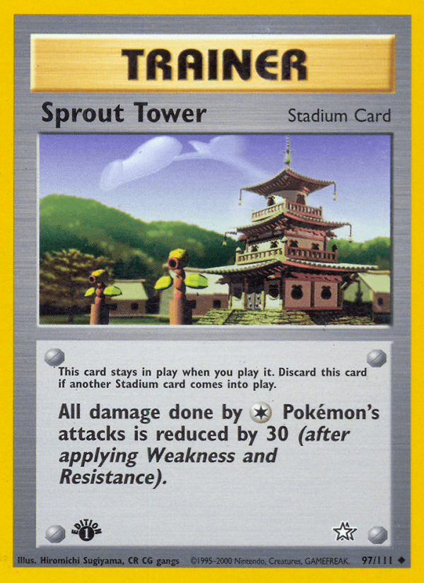 Sprout Tower neo1-97 Uncommon from Neo Genesis Set