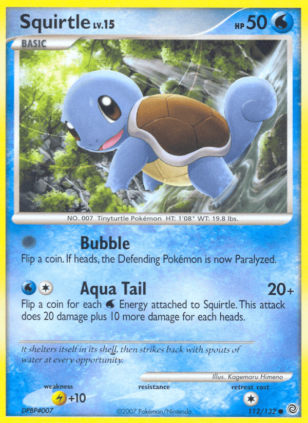 Squirtle dp3-112 Common from Secret Wonders Set