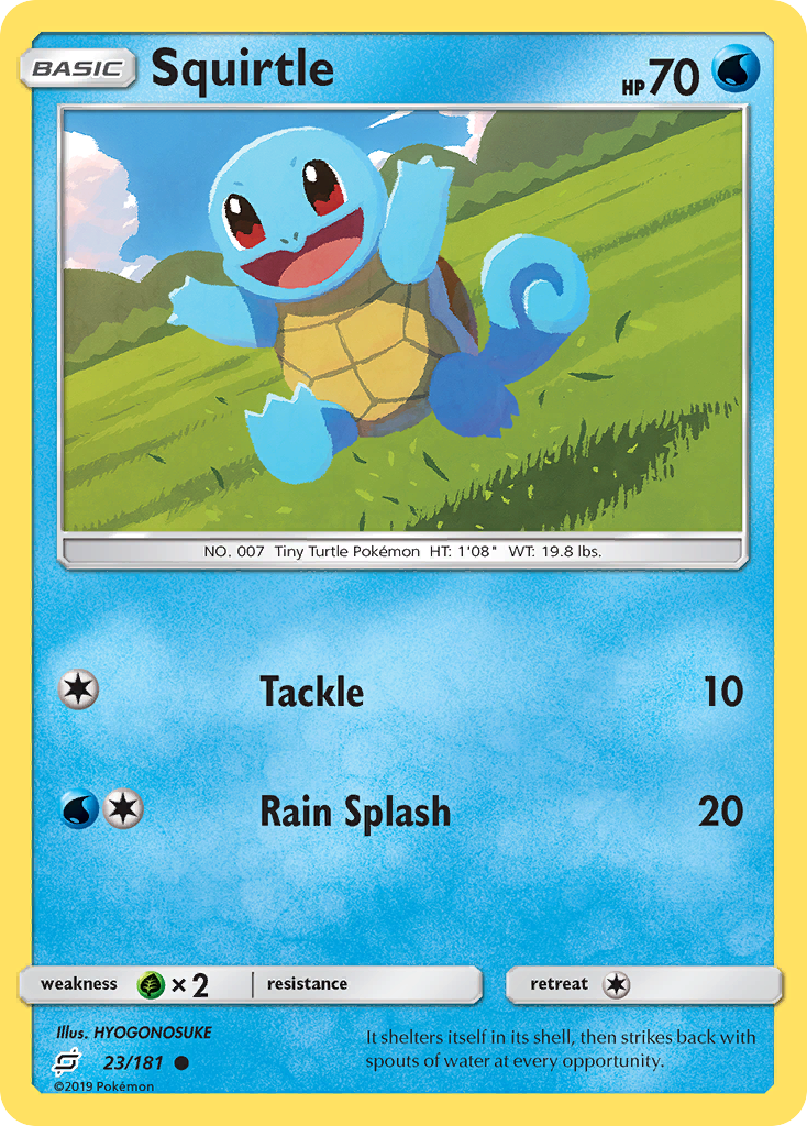 Squirtle sm9-23 Common from Team Up Set