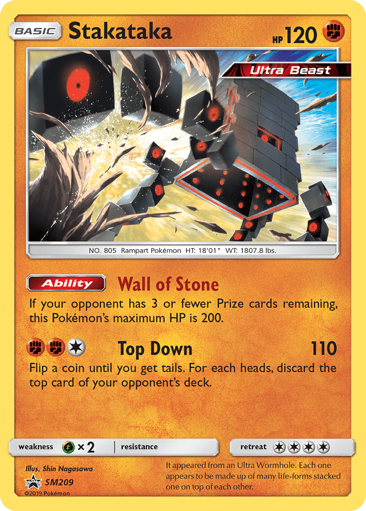 Stakataka smp-SM209 Promo from SM Black Star Promos Set
