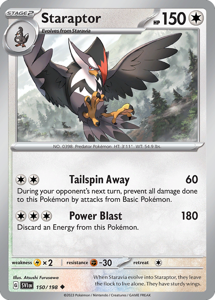 Staraptor sv1-150 Uncommon from Scarlet & Violet Set