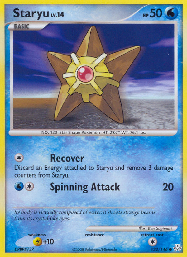 Staryu dp6-122 Common from Legends Awakened Set