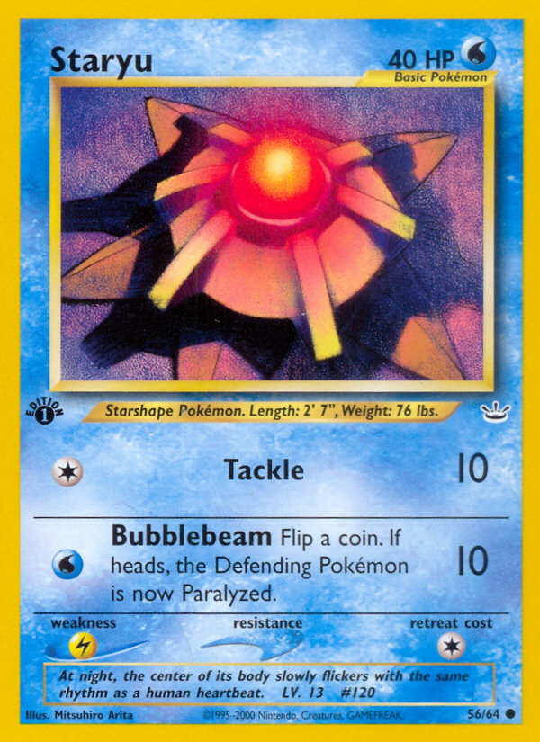 Staryu neo3-56 Common from Neo Revelation Set