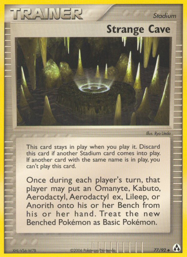 Strange Cave ex12-77 Uncommon from Legend Maker Set