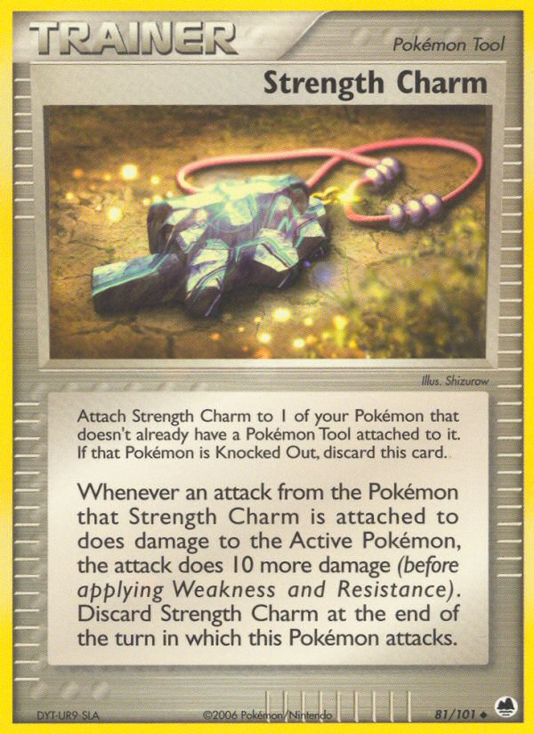 Strength Charm ex15-81 Uncommon from Dragon Frontiers Set