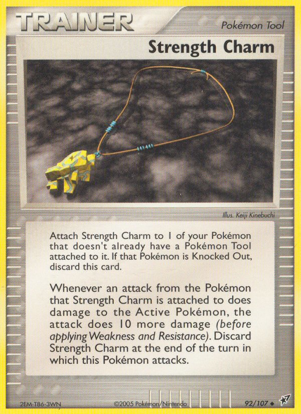 Strength Charm ex8-92 Uncommon from Deoxys Set