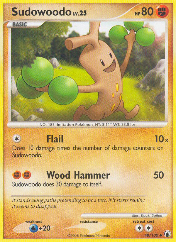 Sudowoodo dp5-48 Uncommon from Majestic Dawn Set