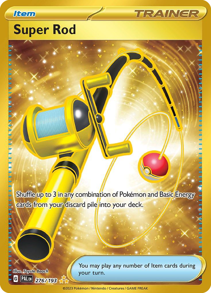 Super Rod sv2-276 Hyper Rare from Paldea Evolved Set
