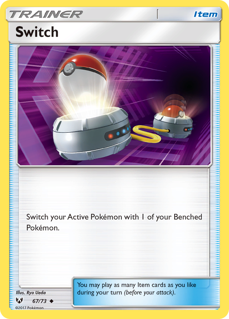 Switch sm35-67 Uncommon from Shining Legends Set