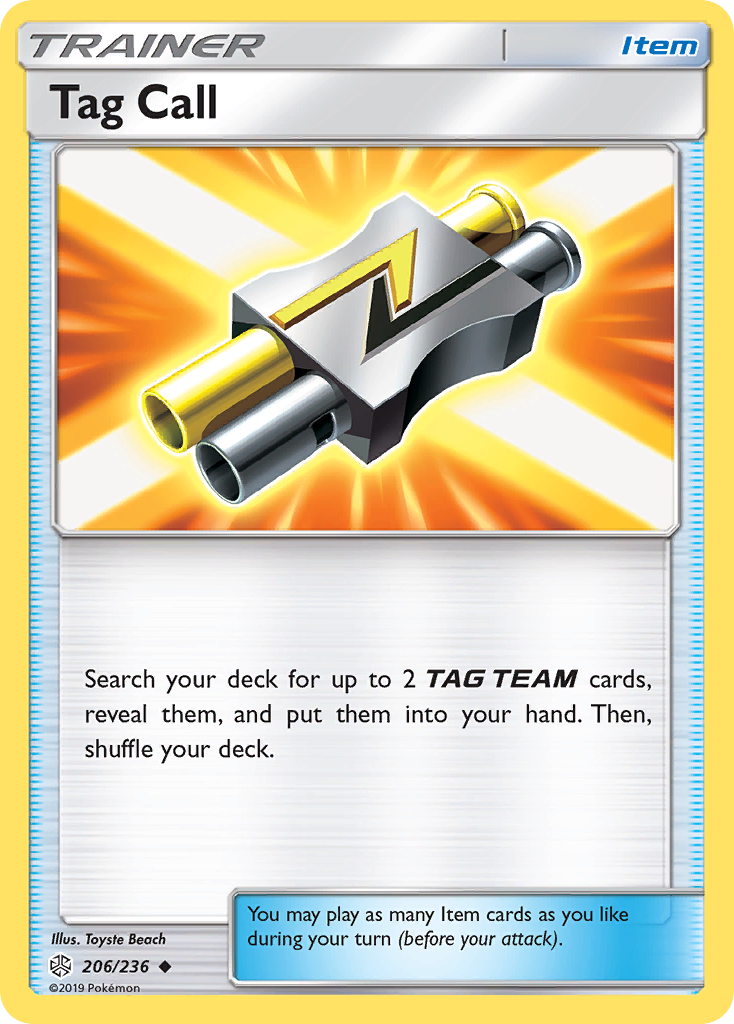 Tag Call sm12-206 Uncommon from Cosmic Eclipse Set