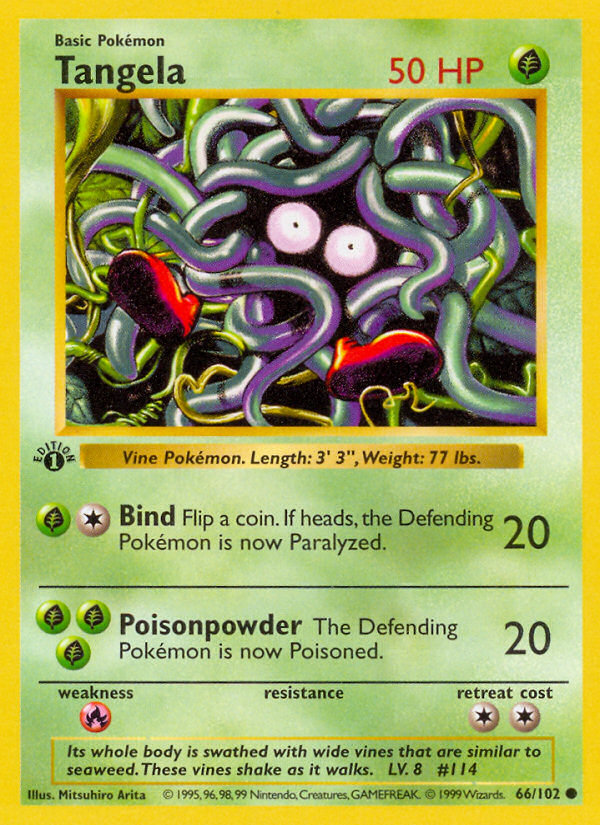 Tangela base1-66 Common from Base Set
