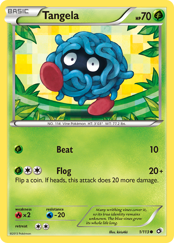 Tangela bw11-1 Common from Legendary Treasures Set