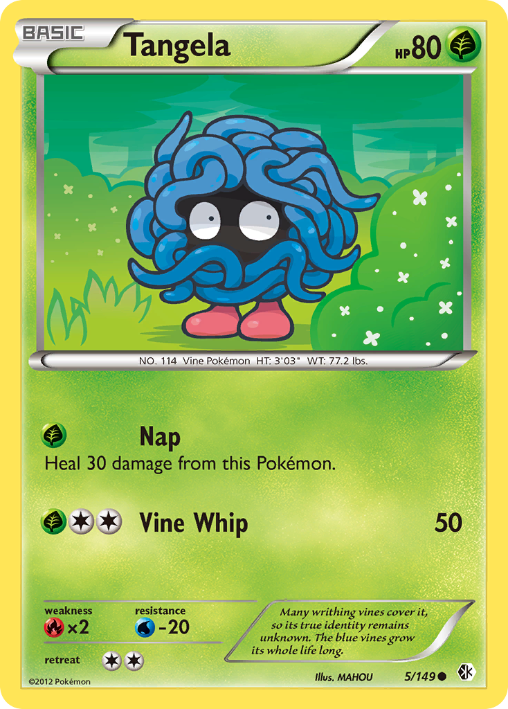 Tangela bw7-5 Common from Boundaries Crossed Set
