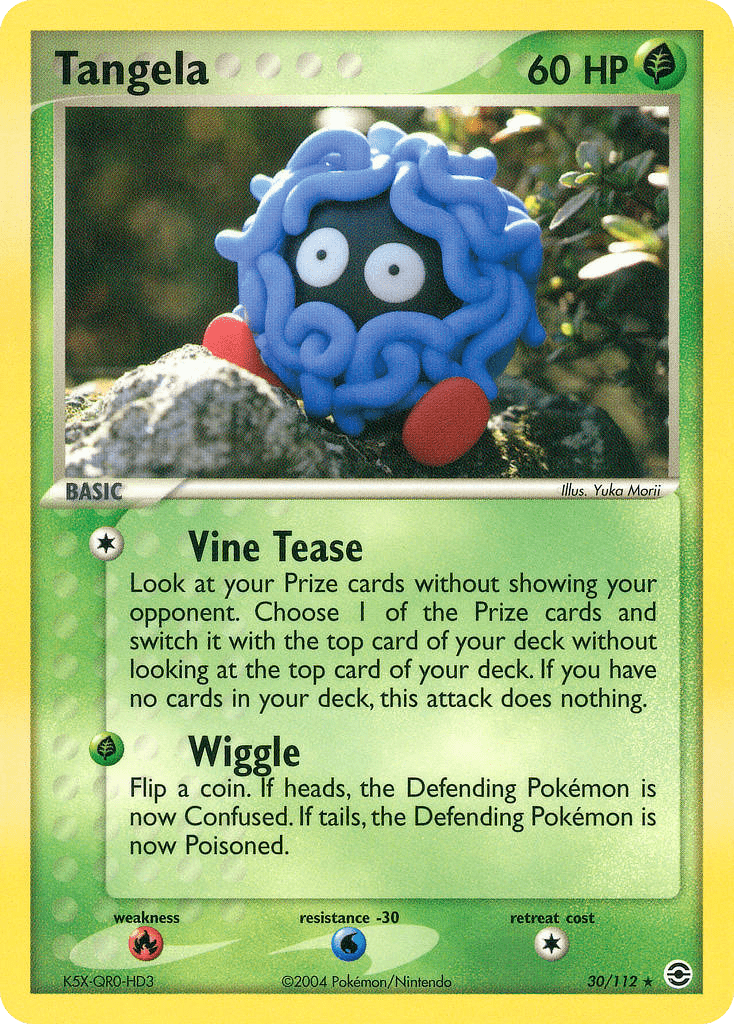 Tangela ex6-30 Rare from FireRed & LeafGreen Set