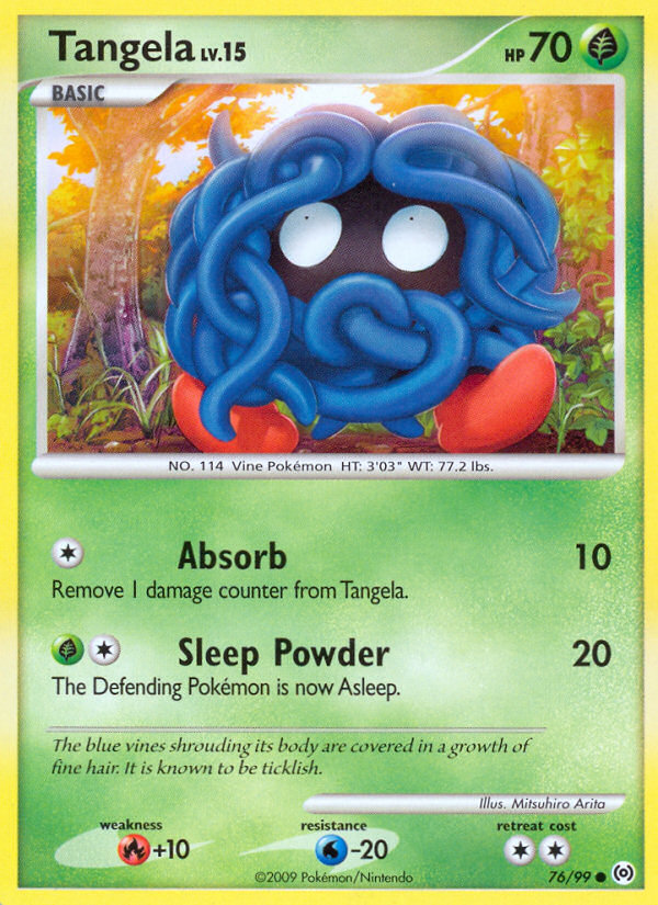 Tangela pl4-76 Common from Arceus Set