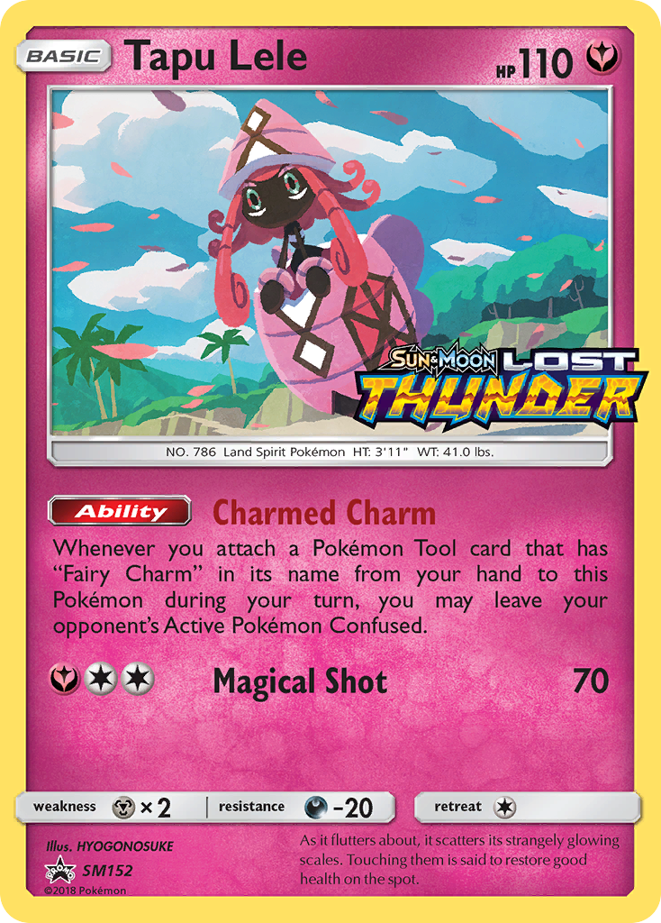 Tapu Lele smp-SM152 Promo from SM Black Star Promos Set