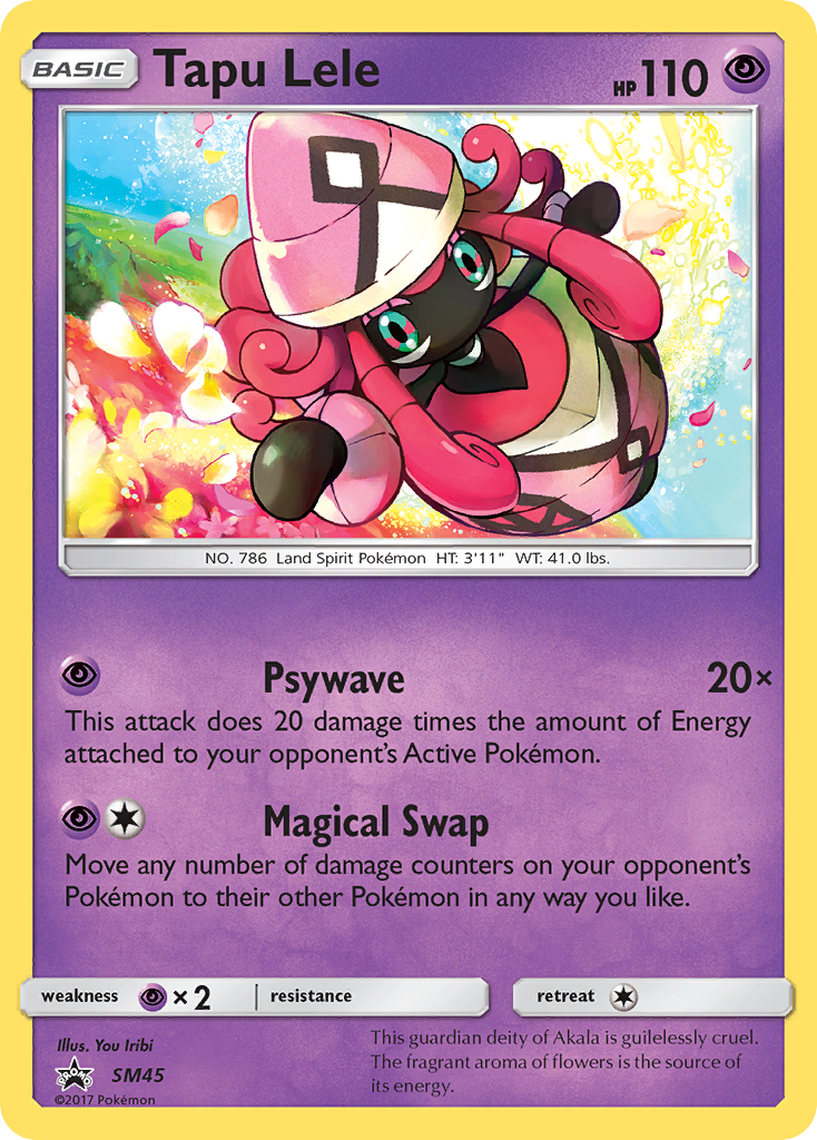 Tapu Lele smp-SM45 Promo from SM Black Star Promos Set