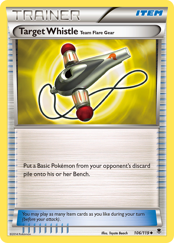 Target Whistle Team Flare Gear xy4-106 Uncommon from Phantom Forces Set