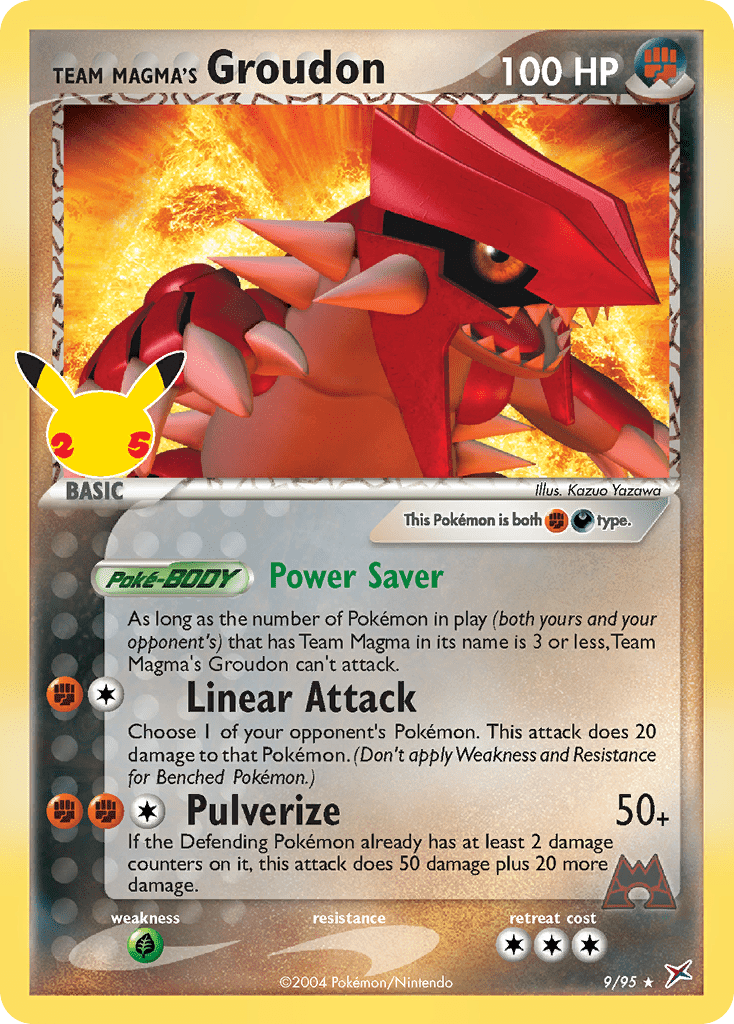 Team Magma’s Groudon cel25c-9_A Classic Collection from Celebrations: Classic Collection Set