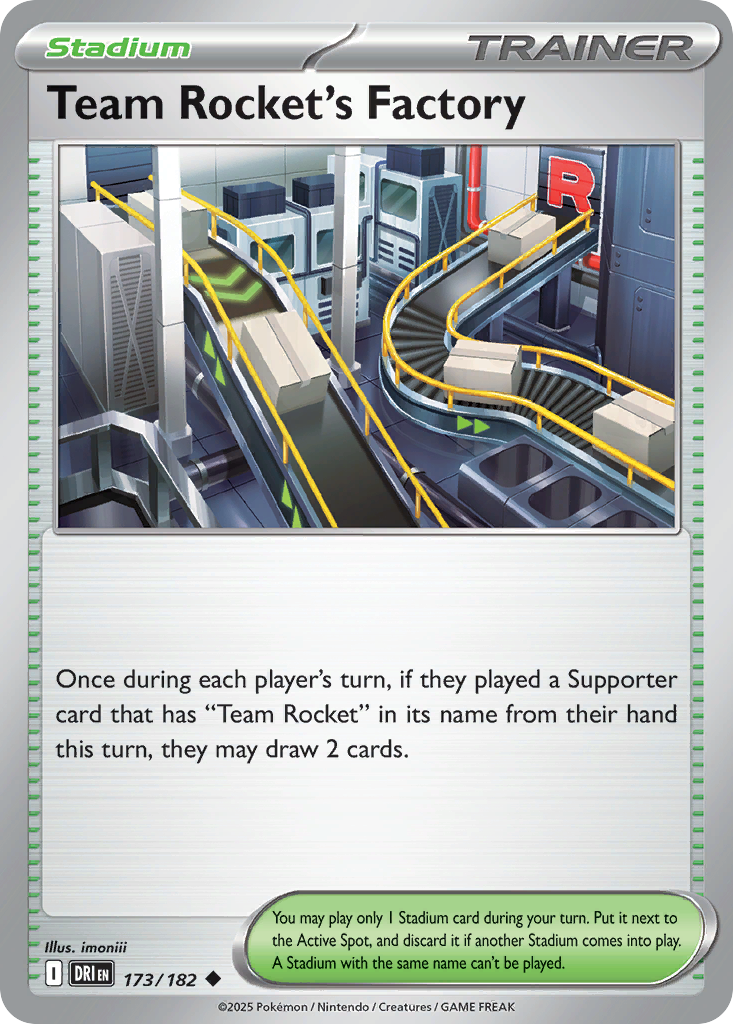 Team Rocket’s Factory sv10-173 Uncommon from Destined Rivals Set