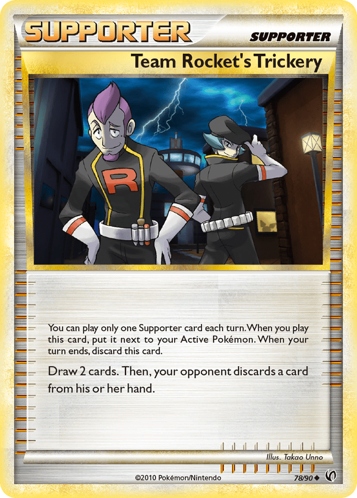 Team Rocket’s Trickery hgss3-78 Uncommon from HS—Undaunted Set