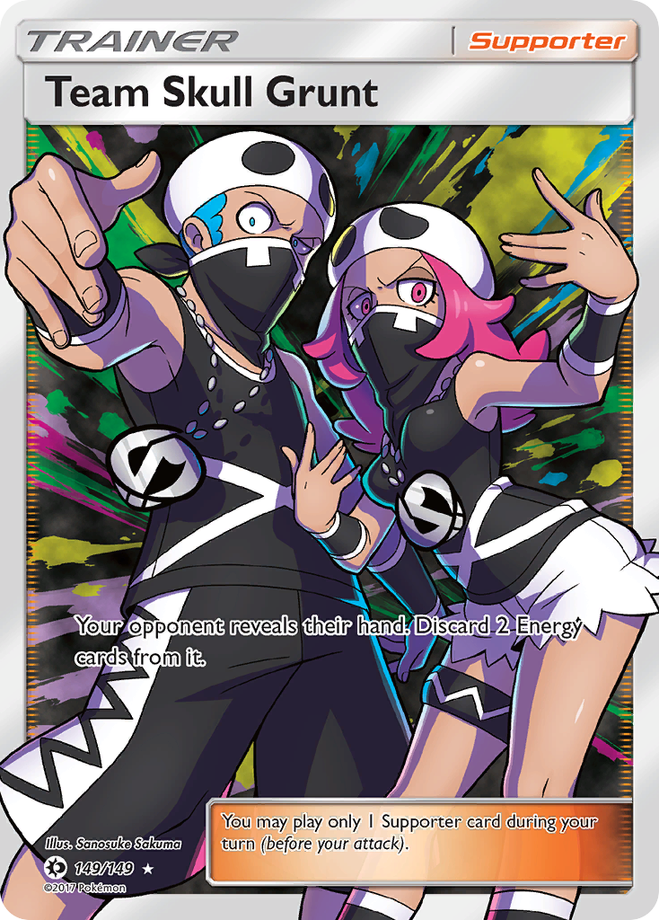 Team Skull Grunt sm1-149 Rare Ultra from Sun & Moon Set