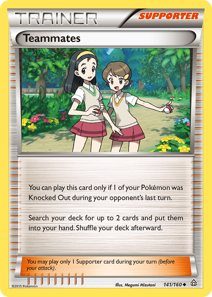 Teammates xy5-141 Uncommon from Primal Clash Set